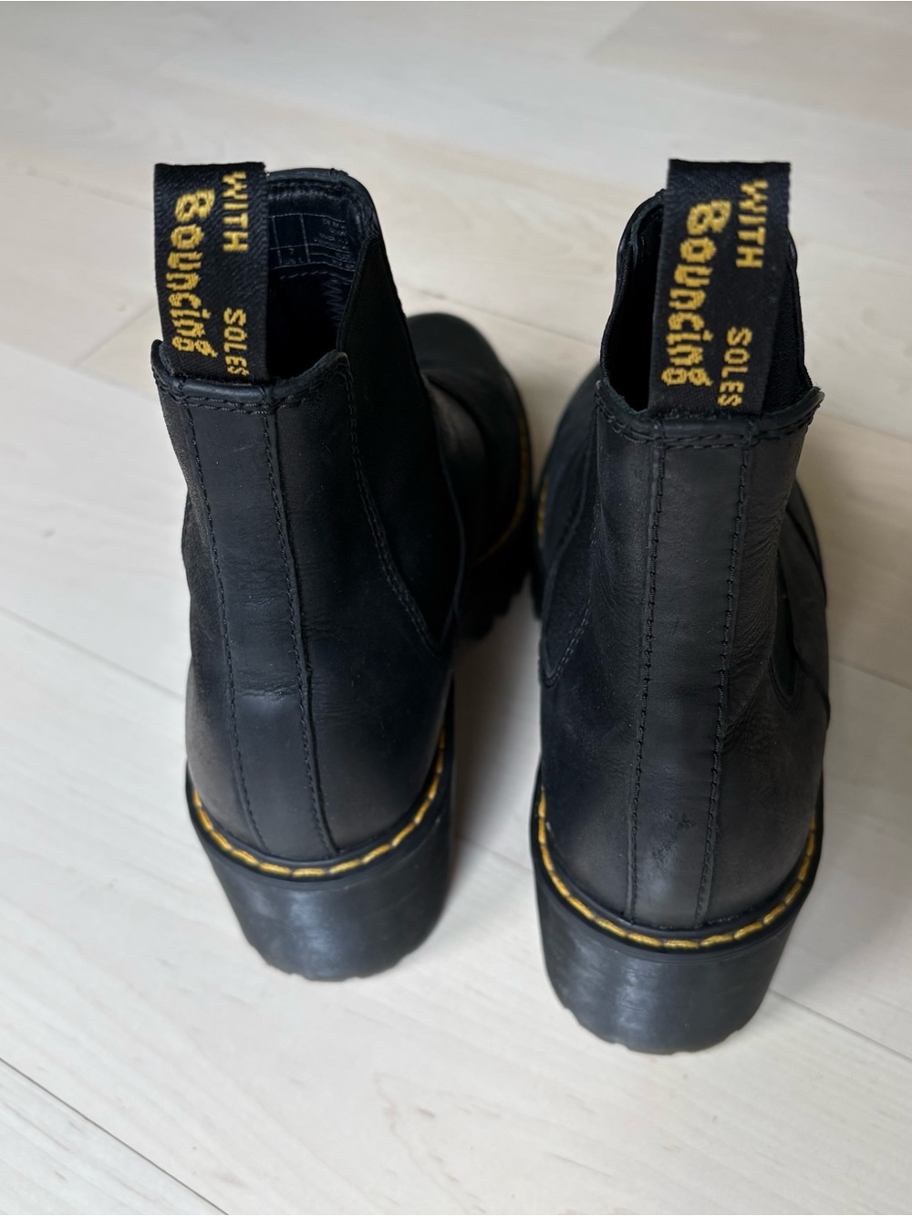 Dr Martens Rometty Platform Wyoming Chelsea Boots Black US size 7 EU size 38 - Picture 9 of 11